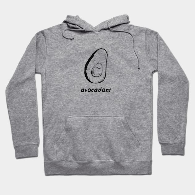 Melondrama: Avocadont Hoodie by PeterTheHague